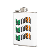 St Patricks Day Drink Irish Funny Cute Drink Heupfles (Links)