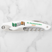 St. Patrick's Day Drink Irish Funny Cute Kurkentrekker (Voorkant)