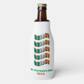 St. Patrick's Day Drink Irish Funny Flesjeskoeler (Fles Voorkant)