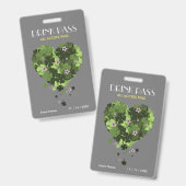 St. Patrick's Day Drink Pass Badge (Voor- en achterkant)