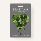 St. Patrick's Day Drink Pass Badge (Achterkant)
