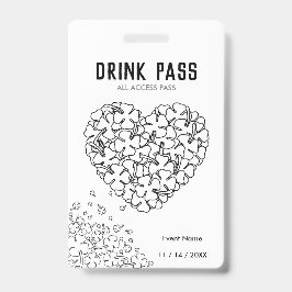 St. Patrick's Day Drink Pass Badge