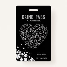St. Patrick's Day Drink Pass Badge
