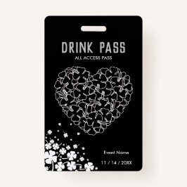 St. Patrick's Day Drink Pass Badge