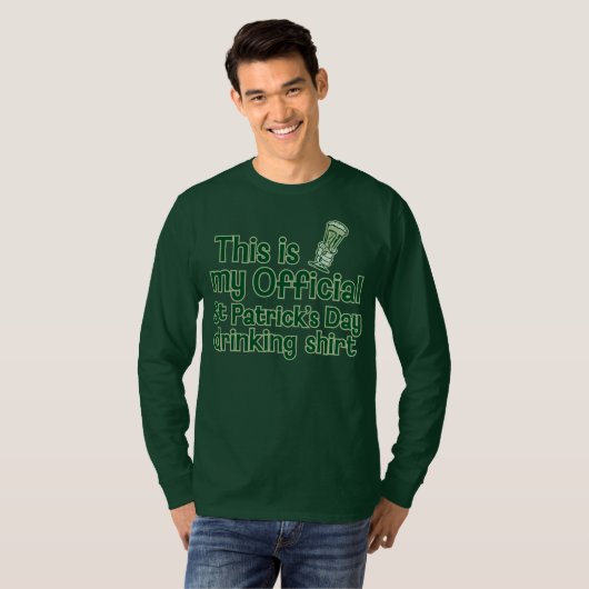 St Patrick's Day Drink Shirt (Voorkant volledig)