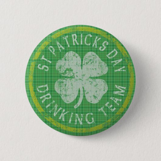 St Patricks Day Drink Team Button (Voorkant)