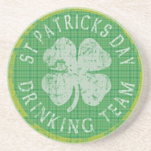 St Patricks Day Drink Team Onderzetter (Voorkant)