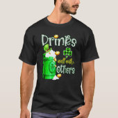 St Patricks Day Drinking Drinks Well With Others B T-shirt (Voorkant)