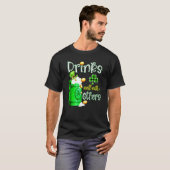 St Patricks Day Drinking Drinks Well With Others B T-shirt (Voorkant volledig)