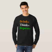 St Patricks Day Drinking Shamrock Beer Irish 1 T-shirt (Voorkant volledig)