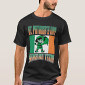ST Patrick's Day Drinking Team  Leprechaun Irish M T-shirt (Voorkant)