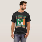 ST Patrick's Day Drinking Team Leprechaun Irish M T-shirt (Voorkant volledig)