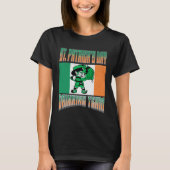ST Patrick's Day Drinking Team  Leprechaun Irish M T-shirt (Voorkant)