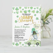 St. Patrick's Day Drive bij Baby shower Parade Kaart (Staand voorkant)