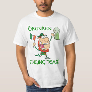 St Patrick's Day Drunken-zangteam T-shirt