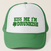 St Patricks Day Drunkish Trucker Pet (Voorkant)
