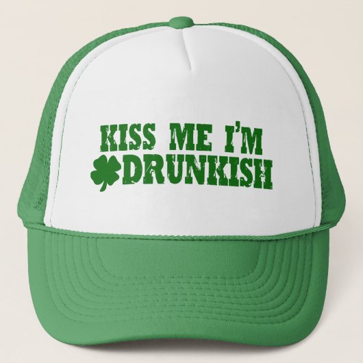 St Patricks Day Drunkish Trucker Pet (Voorkant)