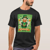 St. Patricks Day Dubbele vuistbieren kabouter T-shirt (Voorkant)