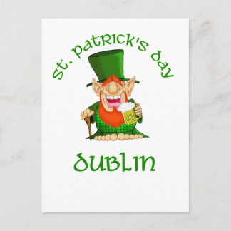 St Patrick's Day ~ Dublin Briefkaart