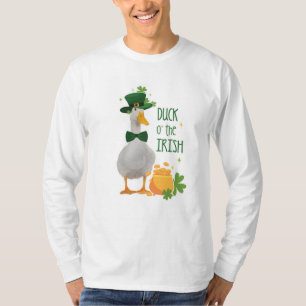 St. Patricks Day Duck aan de Ieren T-shirt
