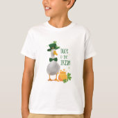 St. Patricks Day Duck aan de Ieren T-shirt (Voorkant)