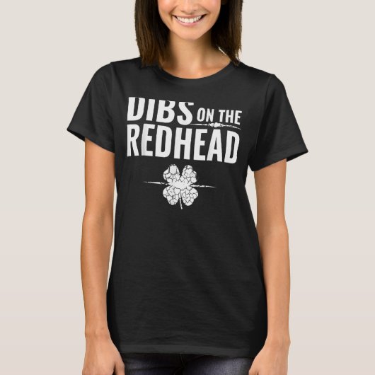 St Patrick's Day duikt op de roodharige T-shirt (Voorkant)