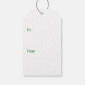 St. Patrick's Day Duitse herdershonden Cadeaulabel (Achterkant)