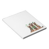 St. Patrick's Day Duitse herdershonden Notitieblok (Schuin)