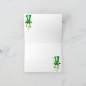 St. Patrick's Day, een bedankkaartje Bedankkaart (Binnen)