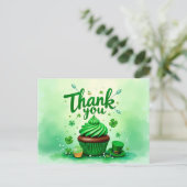 St. Patrick's Day, een bedankkaartje Briefkaart (Staand voorkant)