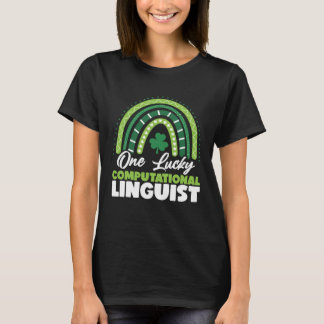 St. Patrick's Day Eén Gelukkig Computationeel Ling T-shirt