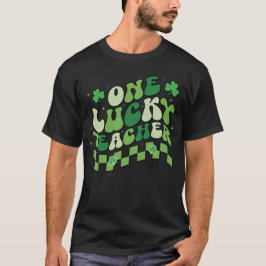 St. Patrick's Day Eén Gelukkige Leraar T-shirt