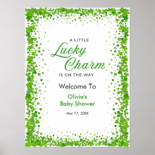 St. Patrick's Day Een Klein Geluksbrengend Babyfee Poster