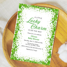 St. Patrick's Day Een Klein Geluksbrenger Baby Sho