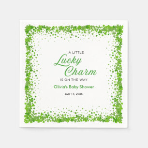 St. Patrick's Day Een Klein Geluksbrenger Baby Sho Servet