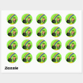 St. Patrick's Day Einde van de regenboog Ronde Sticker (Vel)