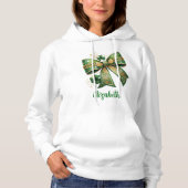 St. Patrick's Day Elegant Green Bow Hoodie (Voorkant)