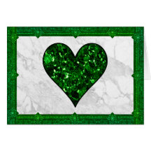 St. Patrick's Day Emerald Heart