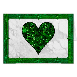 St. Patrick's Day Emerald Heart