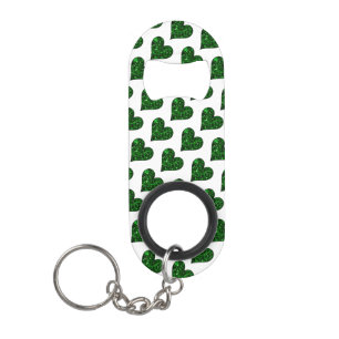 St. Patrick's Day Emerald Heart Mini Flessenopener