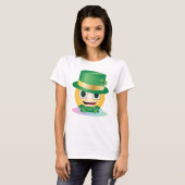 St Patrick's Day Emoji T-shirt (Voorkant volledig)