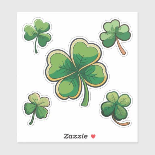 St. Patrick's Day en de viering van 4 juli Sticker (Vel)
