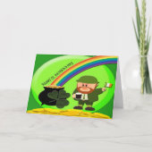 St. Patrick's Day End of Rainbow Kaart (Voorkant)