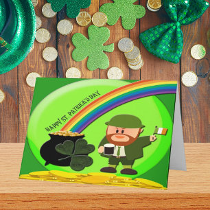 St. Patrick's Day End of Rainbow Kaart