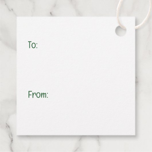 St. Patrick's Day Engelse Bulldogs Bedankjes Labels (Achterkant)