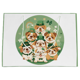 St. Patrick's Day Engelse Bulldogs Groot Cadeauzakje