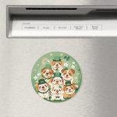 St. Patrick's Day Engelse Bulldogs Magneet (Insitu (Vaatwasser))