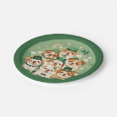 St. Patrick's Day Engelse Bulldogs Papieren Bordje (Gekanteld)
