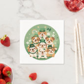 St. Patrick's Day Engelse Bulldogs Servet (Insitu)