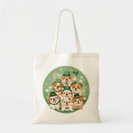 St. Patrick's Day Engelse Bulldogs Tote Bag